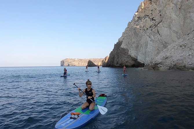 Santorini: Stand-Up Paddle and Snorkel Adventure - Starting at Nemely Windsurf SUP Center