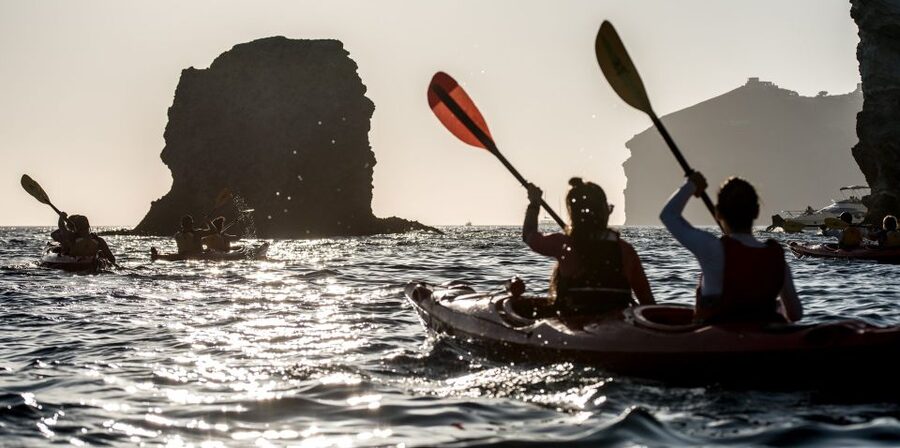 Santorini: Sunset Sea Kayak with Light Dinner - Why this sunset kayak is different from a standard Santorini cruise