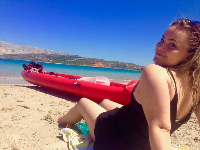 Sardinia: Morning Kayak Tour + Snorkeling and Local Aperitif - The second 40-minute paddle back