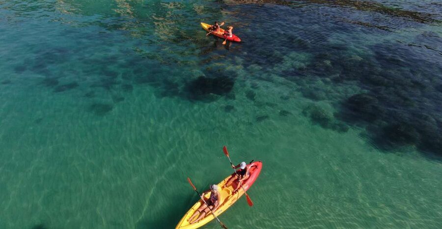 SCALA DEI TURCHI KAYAK TOUR & SNORKELING: Avventura in mare - A second paddle and the main photo stop