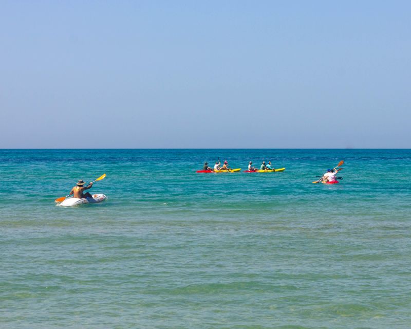 SCALA DEI TURCHI KAYAK TOUR & SNORKELING: Avventura in mare - The return route is not always easy