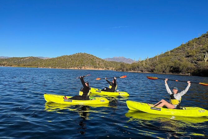 Scenic Guided Kayaking Tour on Saguaro Lake - Meeting at Butcher Jones Recreation Site
