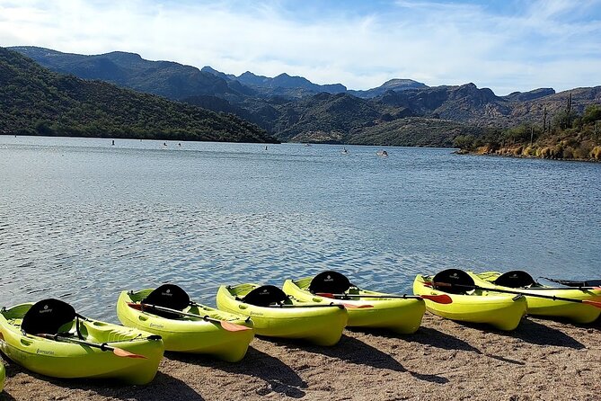 Scenic Guided Kayaking Tour on Saguaro Lake - The return paddle to Butcher Jones