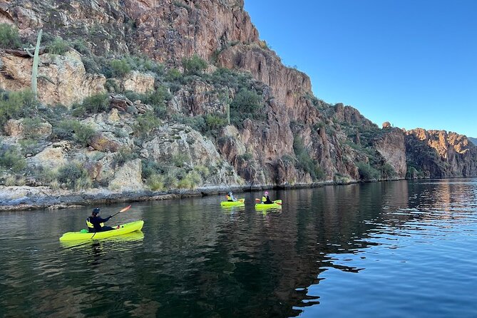 Scenic Guided Kayaking Tour on Saguaro Lake - Guides, instruction, and group feel