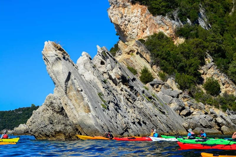 Sea Kayak Parga: A Coastal Adventure & Islet Exploration - Starting at Valtos Beach With Parga Castle Above You