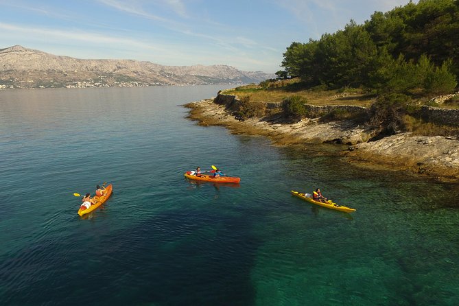 Sea kayaking Postira - Lovrečina (St.Lovre, archaeological site) - The Beach Stop for Swimming and Snorkeling