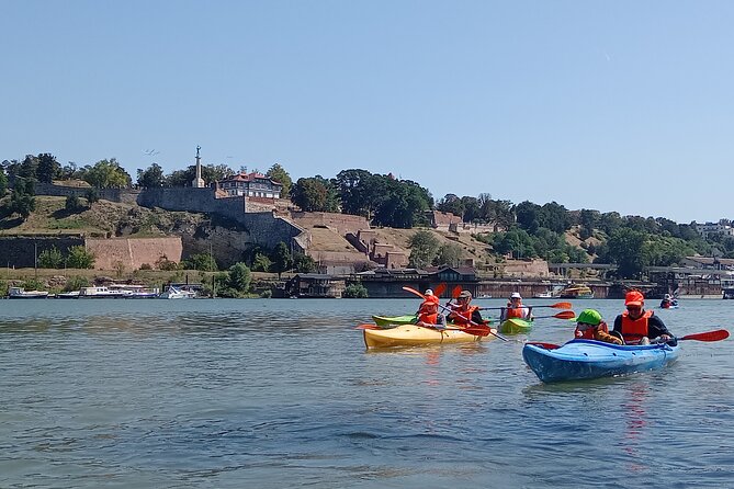 Self-guided kayak tour in Belgrade - Paddling toward the Sava-Danube confluence