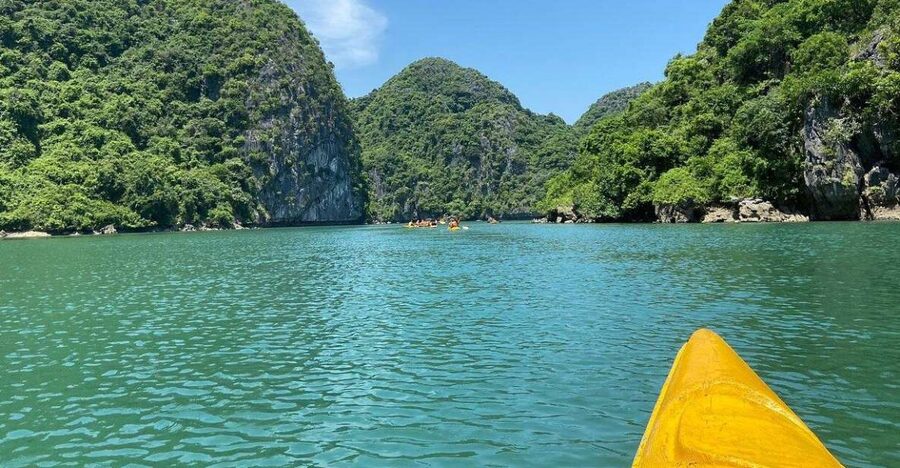 Self guided kayaking tours in less traveled Lan Ha Bay - Lagoons and caves when the tide is right