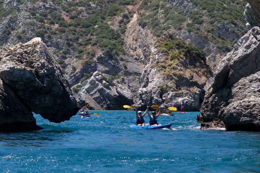 Sesimbra: Arrabida Natural Park & Caves Guided Kayaking Tour - The best time and the right level of fitness