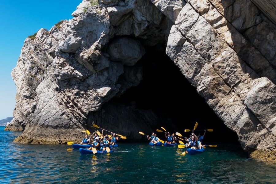 Sesimbra: Arrabida Natural Park & Caves Guided Kayaking Tour - Why this stretch of coast is best seen by kayak