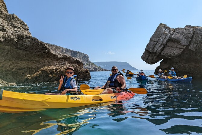 Sesimbra : Guided Kayak Tour in Arrábida Natural Park & Caves - Practical value, weather, and flexibility