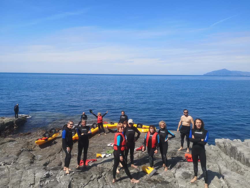 Sestri Levante: Kayak Excursion in the Biodiversity of the Bay of Gold - Seeing the Bay of Silence from the sea