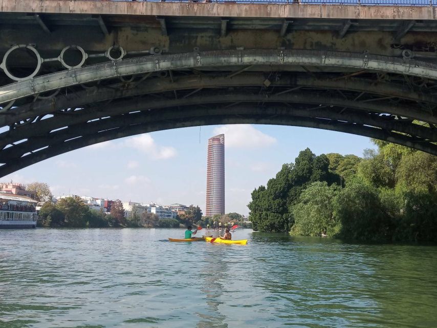 Sevilla: Kayak Rental on the Guadalquivir - The Torre del Oro and Triana from the Water