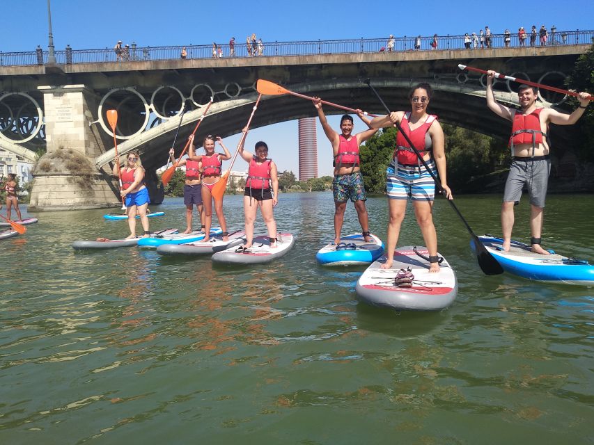 Seville: 2 Hour Paddle Surf Class - The Triana dock break