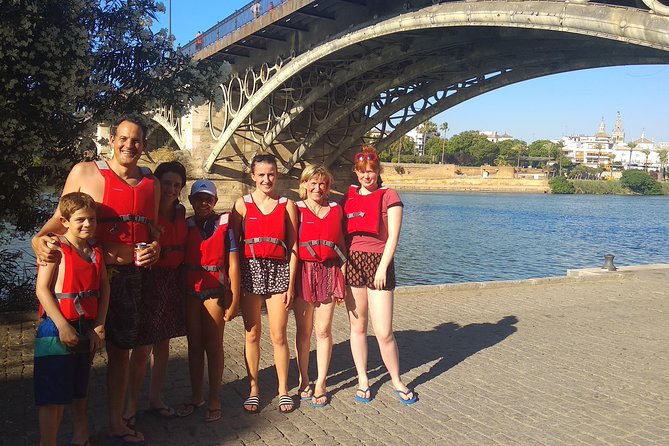 Seville Paddle Surf Sup in the Guadalquivir River - Torre del Oro from water level