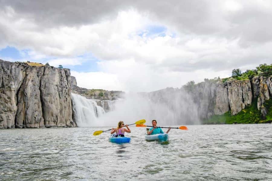 Shoshone Falls: Guided Kayak Tour - The boat ride to Pillar Falls