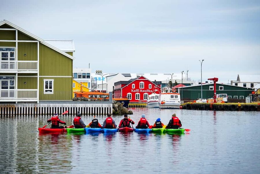 Siglufjörður / Siglufjordur: Guided kayak tour. - The opening lesson makes this beginner-friendly