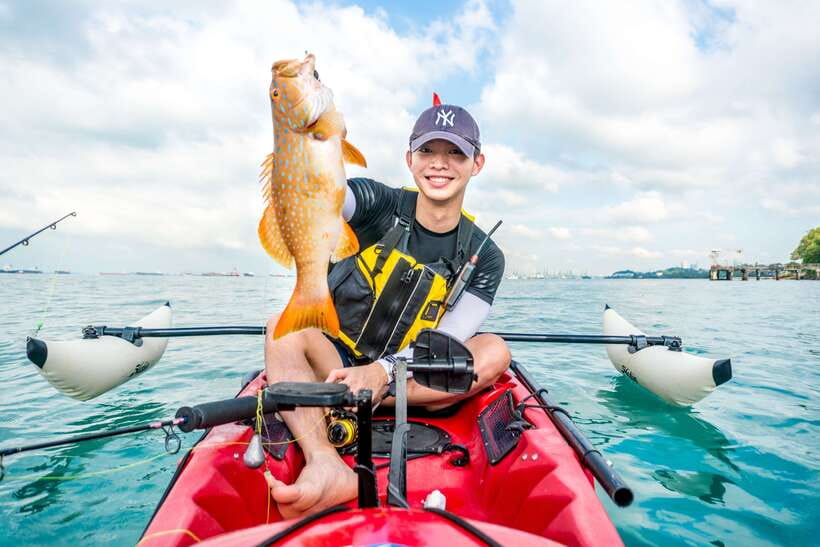 Singapore: 4-hour Kayak Fishing Experience - Getting comfortable with the Hobie MirageDrive