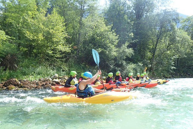 Sit on Top Kayak Trip - On the Soca River: active paddling with a scenic reward
