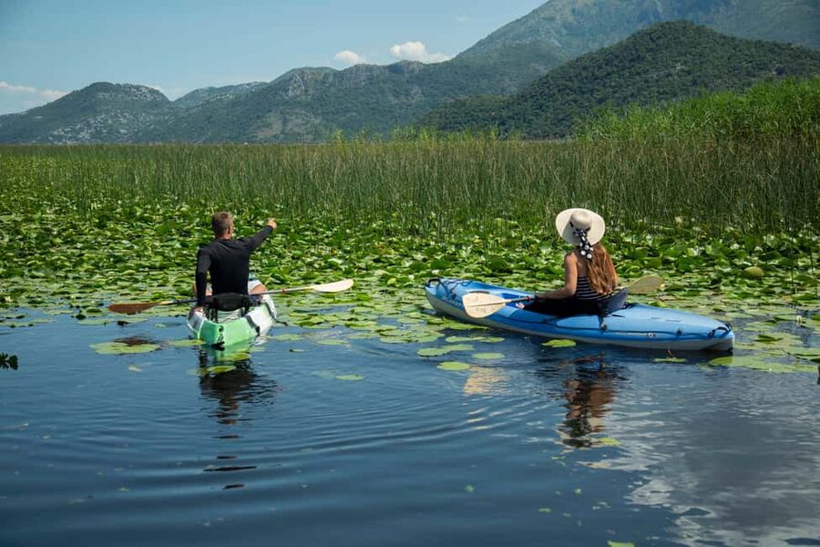Skadar Lake: Individual Kayaking, hidden canals and swimming - Fort Lesendro and the lake’s older defenses