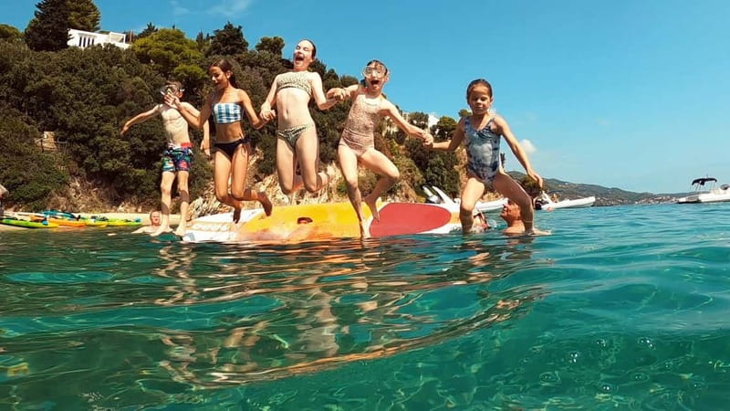 Skiathos: Guided Sea Kayaking Tour with Swim Stop - Swimming and snorkeling at Diamandi Beach