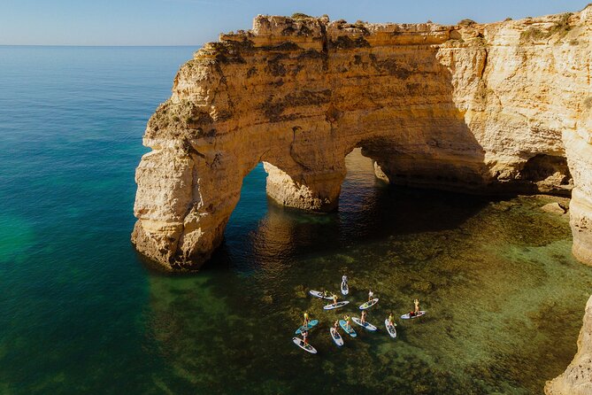 Small Group Paddleboard Experience in Benagil Cave with 4K Photos - Starting through Carvalho Beach’s carved tunnel