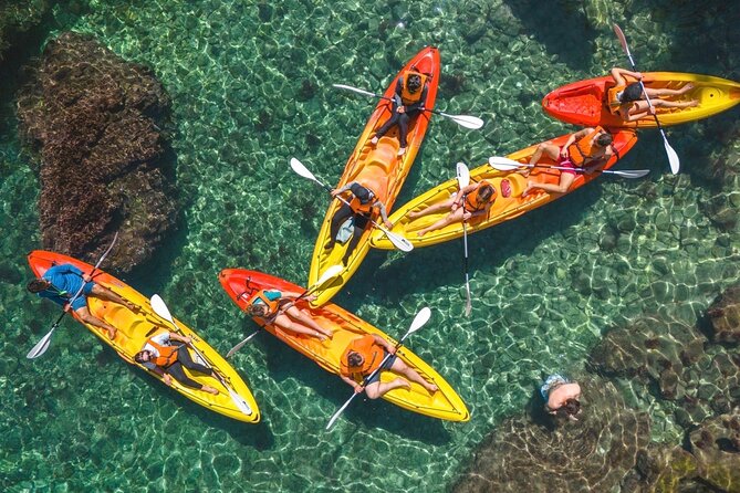 Small groups Kayak tour from Sorrento to Bagni Regina Giovanna - The paddle takes about 45 minutes each way