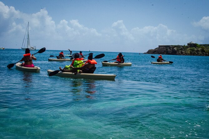 Snorkeling, Kayaking and Paddle Board Activity in Antigua - Paddling from Freeman’s Bay toward Nelson’s Dockyard
