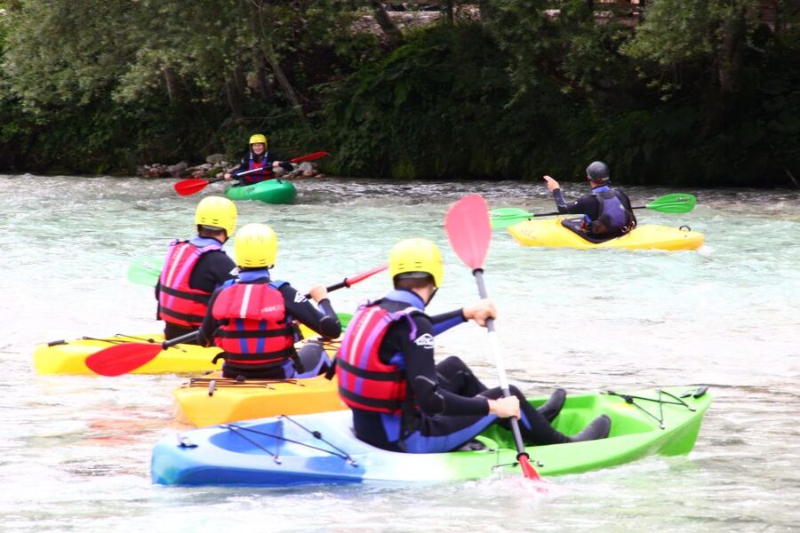 Soča: Kayaking on the Soča River Experience with Photos - Emerald pools, swimming, and jumping