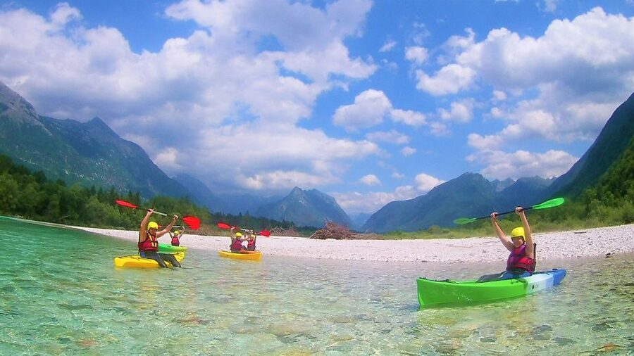 Soča: Kayaking on the Soča River Experience with Photos - The short ride to the launch point
