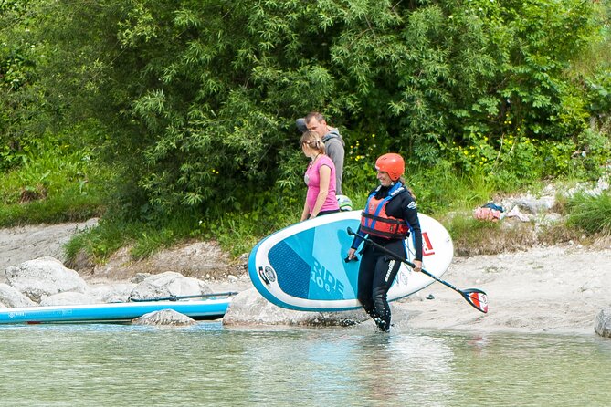 Soca Whitewater Stand-up Paddle Boarding Small Group Adventure - Getting Outfitted for Moving Water