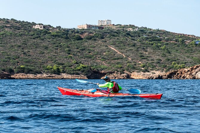 Sounio Sea Kayak Temple of Poseidon - The swim stop at Archi or a Sounio beach