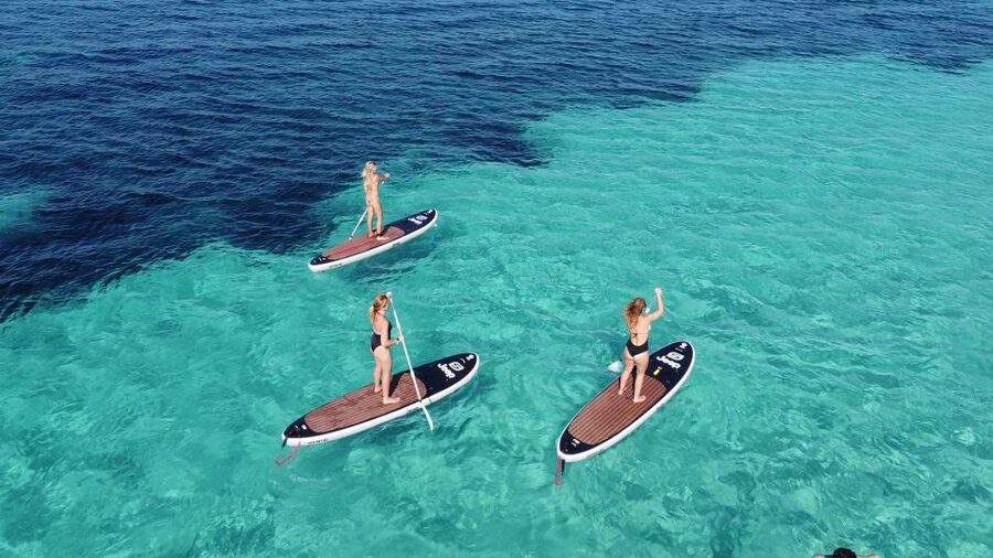 Spiaggia delle vacche: Stand Up Paddle Tour and breakfast - Flat rocks, breakfast, and a local pause