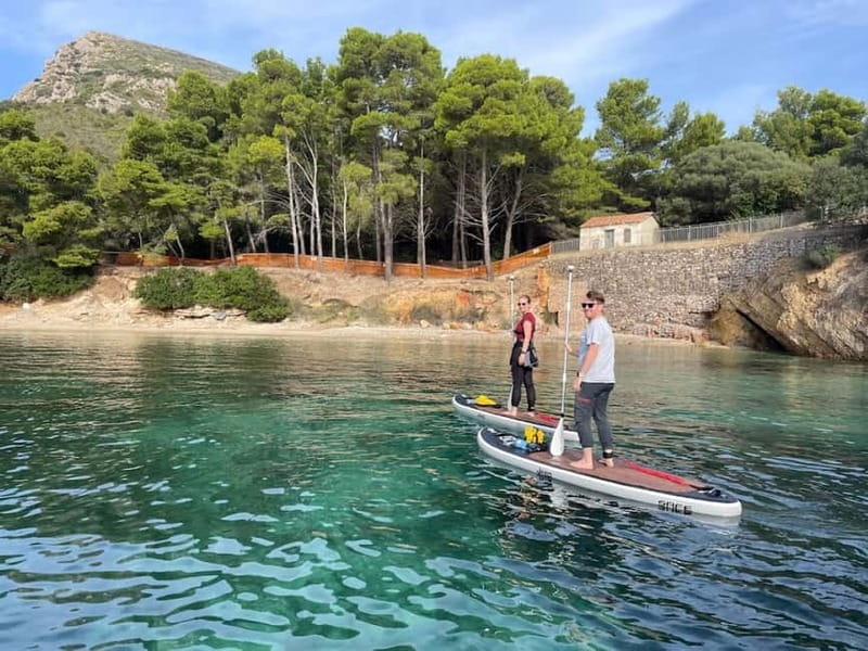 Spiaggia delle vacche: Stand Up Paddle Tour and breakfast - The final paddle back to Cala Girgolu