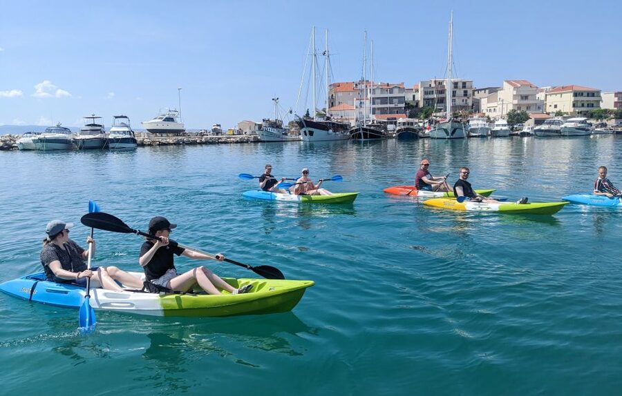 Split: Guided Kayak Adventure Tour - Returning to the Adriatic near Stobreč