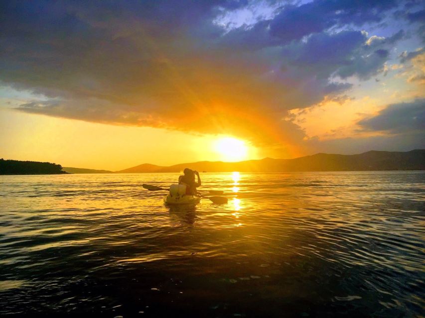 Split: Guided Sunset Sea Kayaking & Snorkeling Tour - The swim, snorkel, and rock-jumping stop