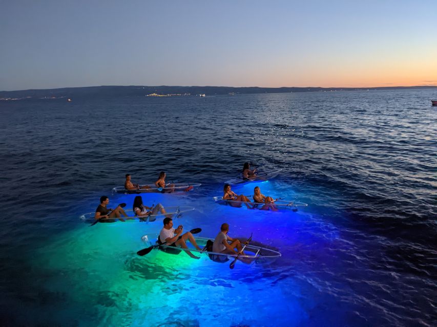 Split: Illuminated Evening Guided Kayaking Tour - Practical preparation for a dry return
