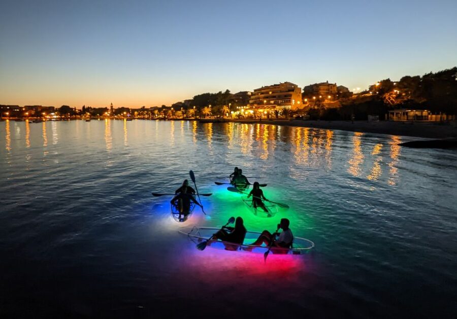 Split: Illuminated Evening Guided Kayaking Tour - Photos, pacing, and the guide team