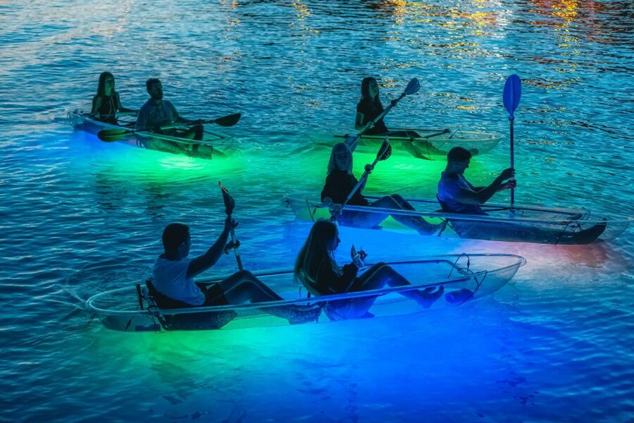 Split: Illuminated Evening Guided Kayaking Tour - What the $56 price buys you