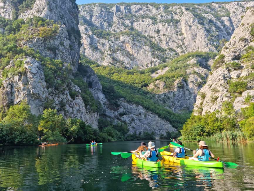 Split/Omiš - Guided River & Sea Kayaking + Snorkeling Tour - The Cetina River, clear water and canyon views