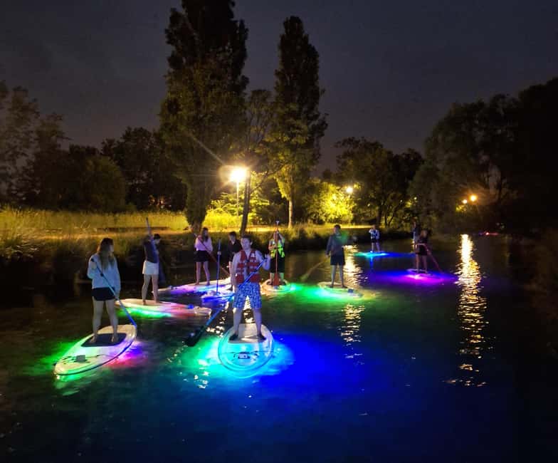Split: Transparent SUP night Glow tour - The 90-minute route through sea and river