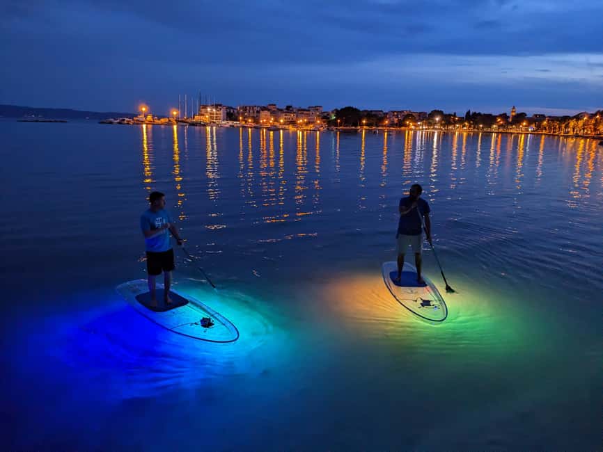 Split: Transparent SUP night Glow tour - Summer relief and low-season changes