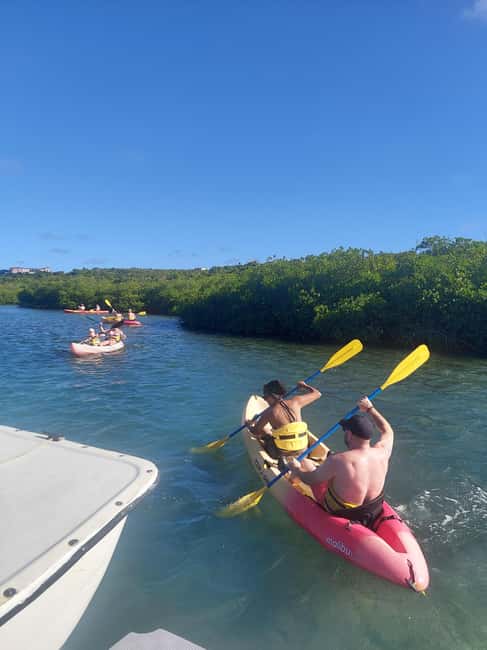 St. John's, Antigua Kayak, Snorkeling, & Beach Bird Island - The Start at Heritage Quay or Your Hotel