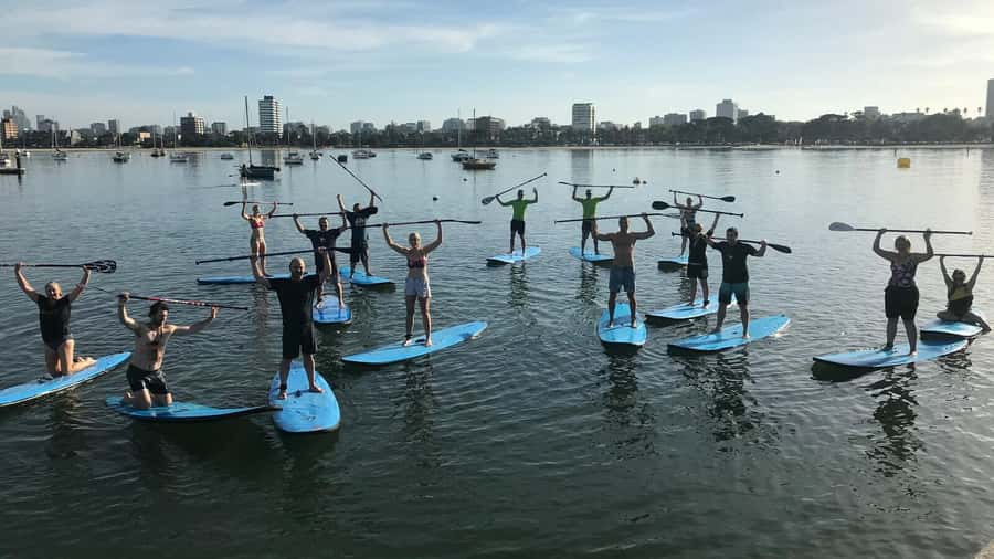 St Kilda: Group Lesson for Stand-Up Paddleboarding - What happens during the 90-minute lesson
