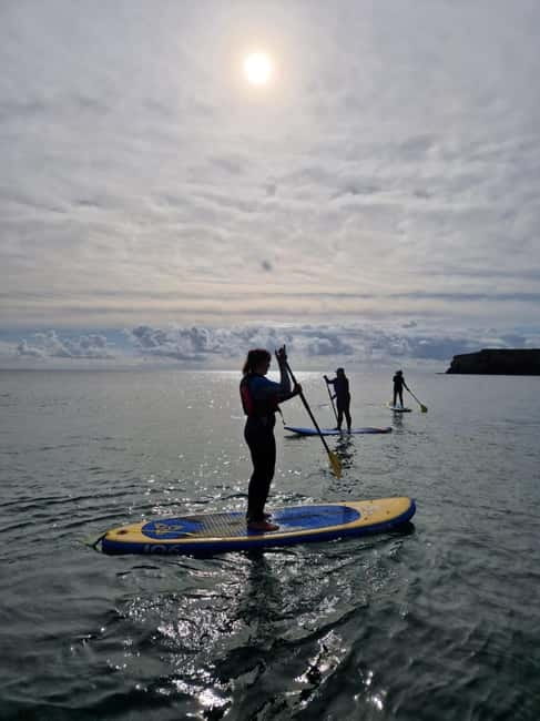 Stackpole Quay: Paddle Boarding Tour - Learning the basics before the sea