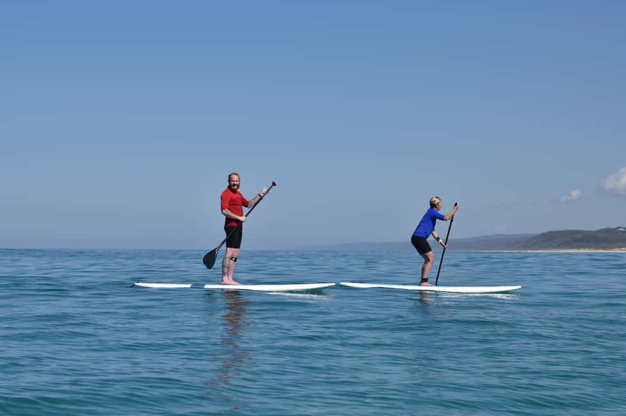 Stand Up Paddle at Double Island Point + 4x4 Beach Drive - From The J Theatre to the beach