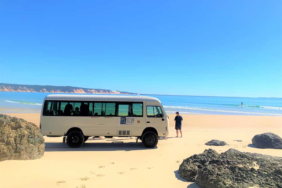 Stand Up Paddle at Double Island Point + 4x4 Beach Drive - The 4WD journey along the sand