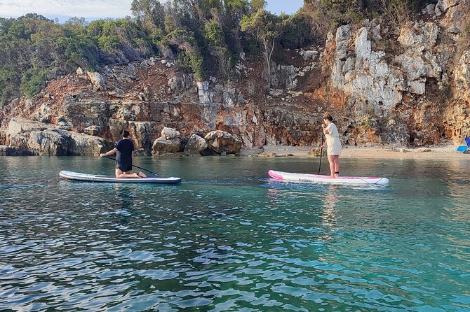 Stand Up Paddle-boarding around Ksamil islands (3 times a day) - Why Ksamil works so well from a paddle board