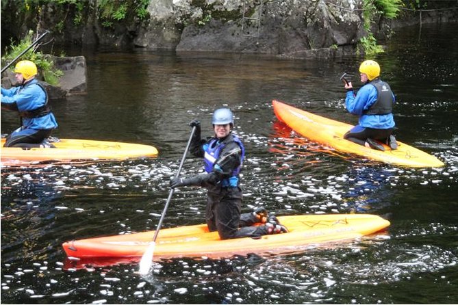 Stand Up Paddle Boarding in Aberfeldy - Learning to paddle before trying to stand