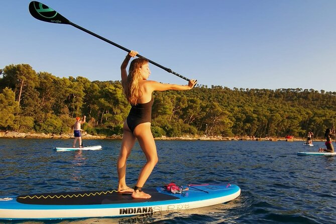Stand Up Paddle Tour in Split - Getting comfortable on the board